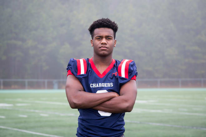 Charlotte (N.C.) Providence Day freshman wide receiver Porter Rooks attended NC State's Junior Day on Jan. 21.