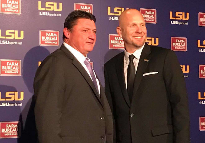 LSU, coach Orgeron to part ways at end of season