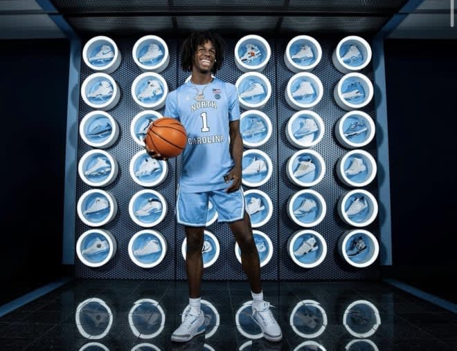 North Carolina UNC Tar Heels basketball recruiting 5star 2024 guard
