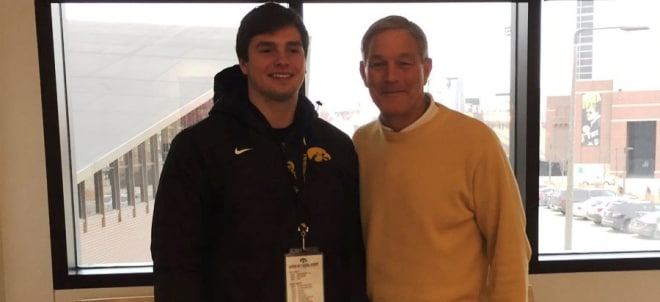 Nate Wieland committed to Kirk Ferentz and the Hawkeyes this week.