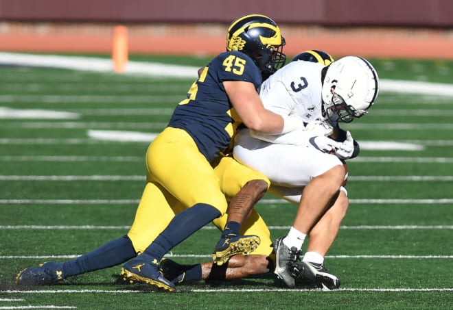 Former Michigan Wolverines linebacker Adam Shibley started one game in his career.