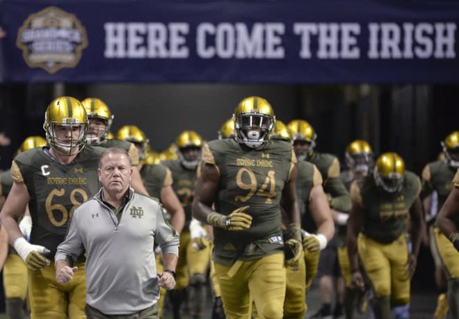 Brian Kelly and Notre Dame are off to a fast start in 2018.