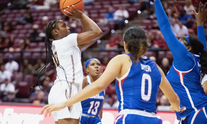 Ta'Niya Latson had 19 points in FSU's 75-70 win over Georgia State.