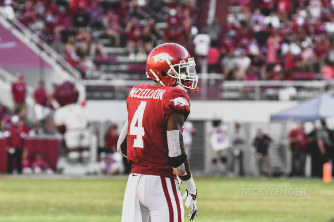 Jarques McClellion started 20 games for the Razorbacks.