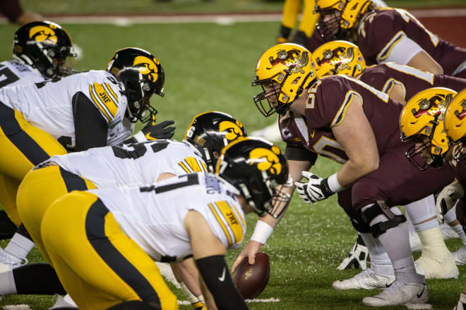 Hawkeyes dominated the line of scrimmage against Minnesota on Friday night (Photo: Jesse Johnson, USA Today)