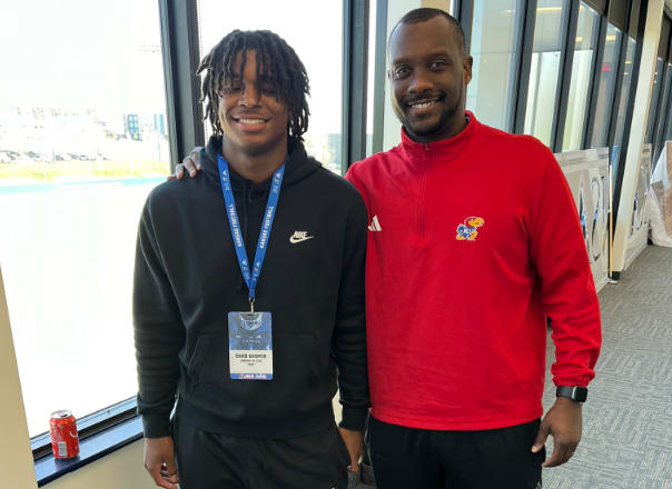 Gasper met with Wallace on his unofficial visit to Kansas