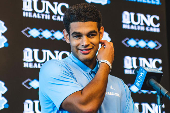UNC junior Chazz Surratt had some fun Tuesday evening talking about taking on his brother and Wake Forest on Friday night.