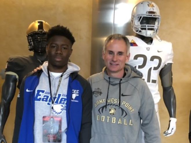 Rivals 2-star 2021 CB prospect Andrew Garwo with Army DC, John Loose