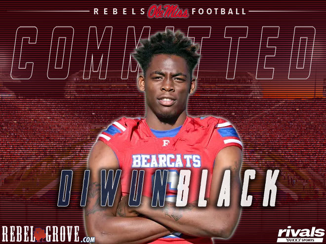 Diwun Black, the No. 2 player in the state of Mississippi, has committed to Ole Miss.