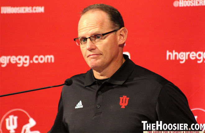 IU head coach Tom Allen and the Hoosiers host Maryland this Saturday.