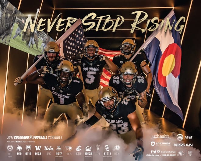 The 2017 Colorado Schedule Poster