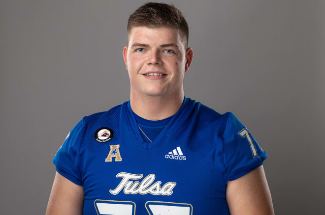 After missing 2022 due to academics, Tulsa OL Bryce Bray is excited to be back for his final season.
