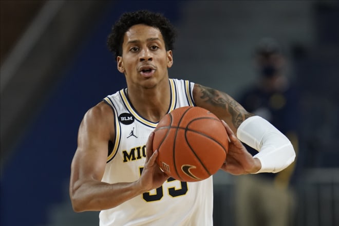 Michigan Wolverines basketball senior guard Eli Brooks has helped his team get off to a 3-0 start. 