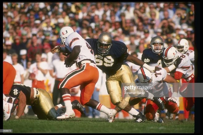 BlueAndGold - Remembering 1987-90 Notre Dame Defensive ...