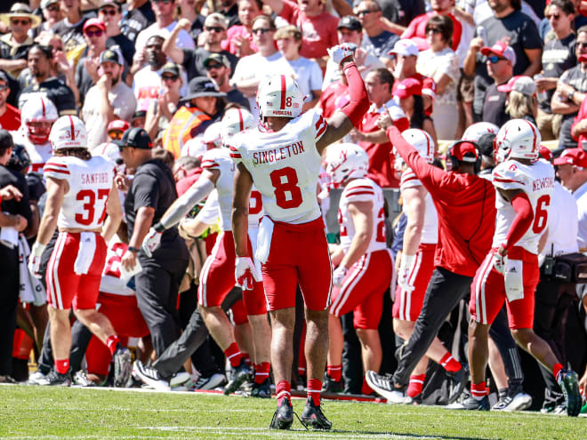 Nebraska football safety DeShon Singleton