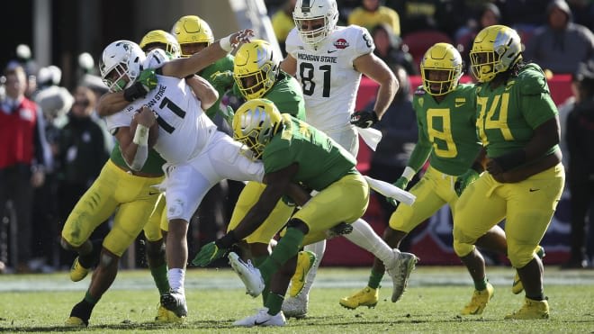 Oregon's defense played its best game of the last few years in a 7-6 victory over Michigan State at the RedBox Bowl back in December. Next season, they'll have a new coordinator.