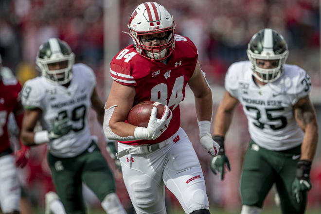 Wisconsin Badgers tight end Jake Ferguson