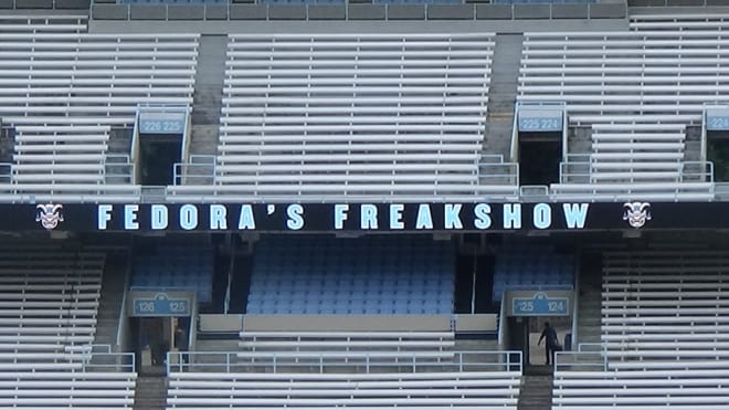 THI takes you inside Fedora's Freak Show with observations and videos from Saturday night's event at Kenan Stadium.