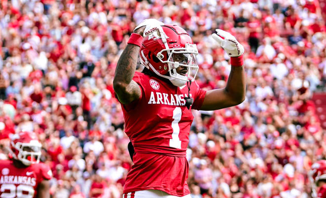 Arkansas DB Lorando Johnson will enter the transfer portal.