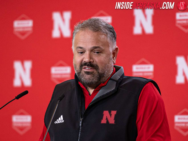 Nebraska football coach Matt Rhule