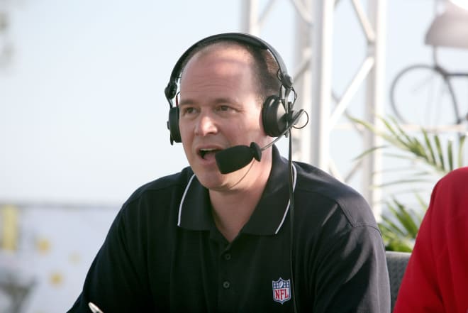 Rich Eisen was the honorary captain for Michigan's 2016 game against UCF.