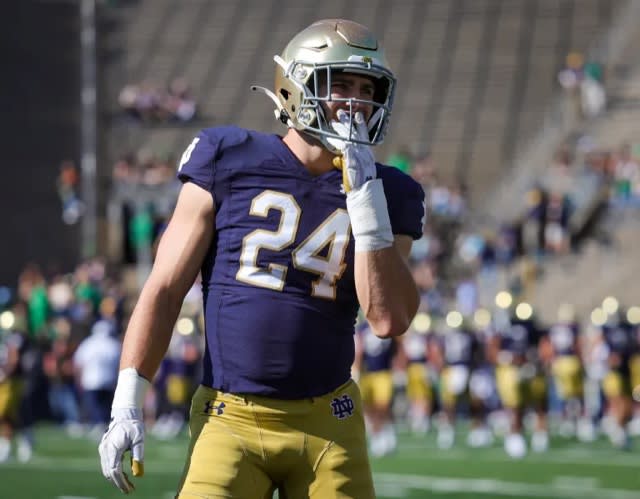 Notre Dame linebacker Jack Kiser will return for a sixth season.