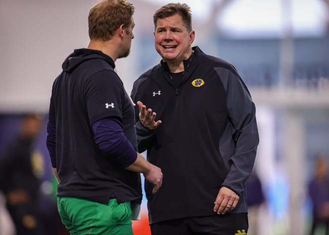 Notre Dame's new-look coaching staff will have an impact on where the Irish turn next in their attempt to finish the 2025 recruiting class. Here are the top recruiting takeaways on Al Golden's extension, Deland McCullough’s promotion and  the expected new role of Max Bullough.