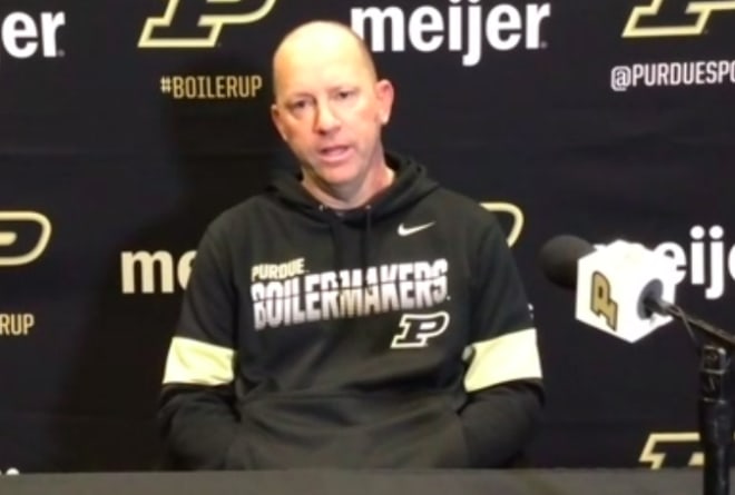 Purdue coach Jeff Brohm