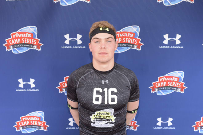 Notre Dame LB commit Bo Bauer is up to No. 103 in the latest Rivals250