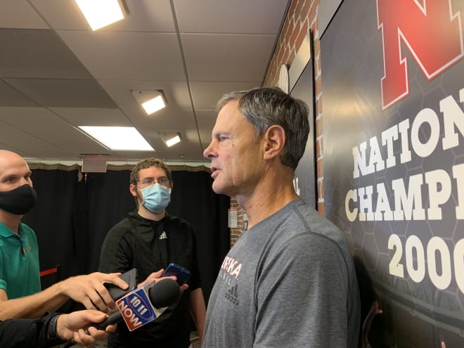 Nebraska volleyball head coach John Cook