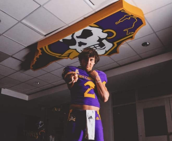 Three-star QB Cole Hodge has committed to East Carolina 