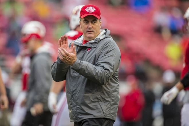 Wisconsin head coach Paul Chryst is 1-2 against Jim Harbaugh and Michigan.