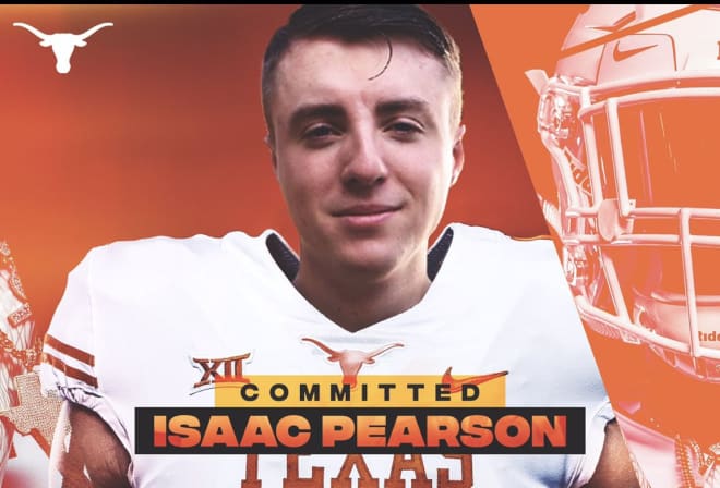 Isaac Pearson committed to Texas on Friday.