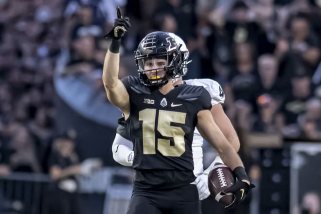 Purdue receiver Charlie Jones.