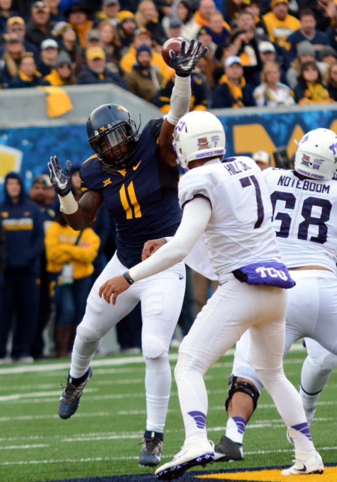 The West Virginia defense played well against TCU.