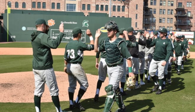 Michigan State looks to be one of the top hitting teams in the Big Ten in 2017.