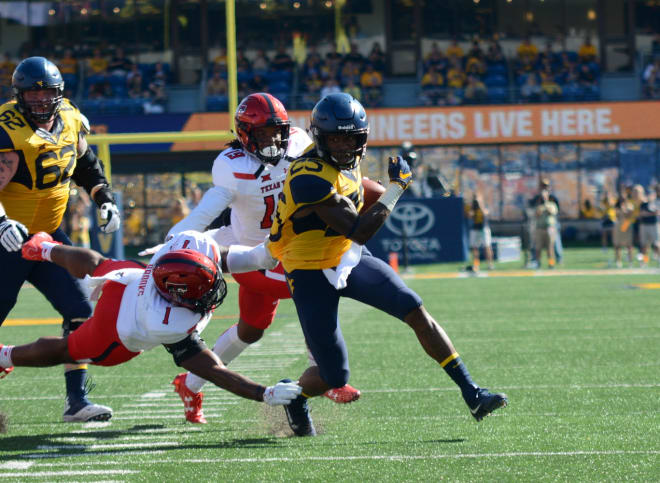 West Virginia rushed for a season low 44-yards against Texas Tech. 