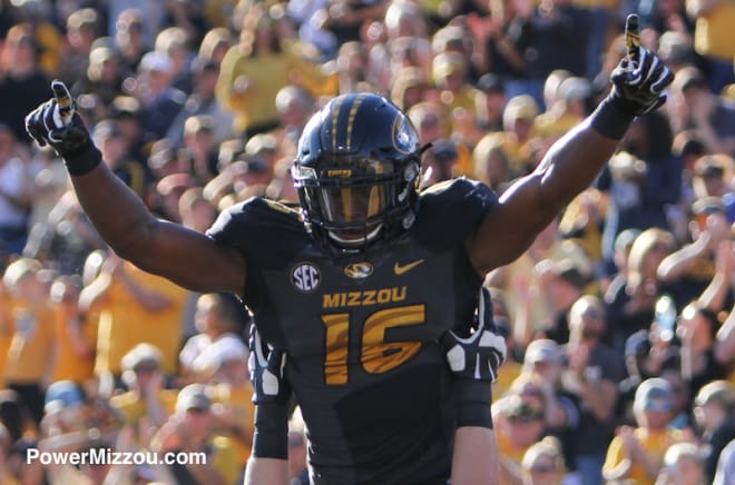 Missouri running back Damarea Crockett became the first player to rush for four touchdowns in a game since 2008. 