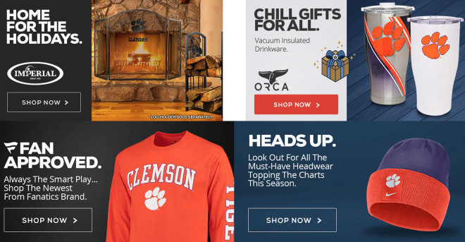 Clemson Tigers Shop, Clemson Football Gear & Holiday Gifts