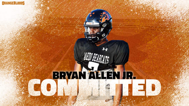 Aledo safety BJ Allen committed to Texas on Sunday afternoon. 