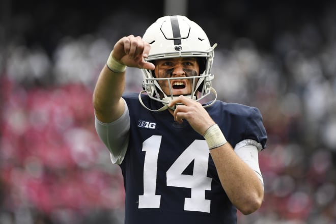 Penn State quarterback Sean Clifford's health will play a big role in where the Nittany Lions end up in the postseason. AP photo