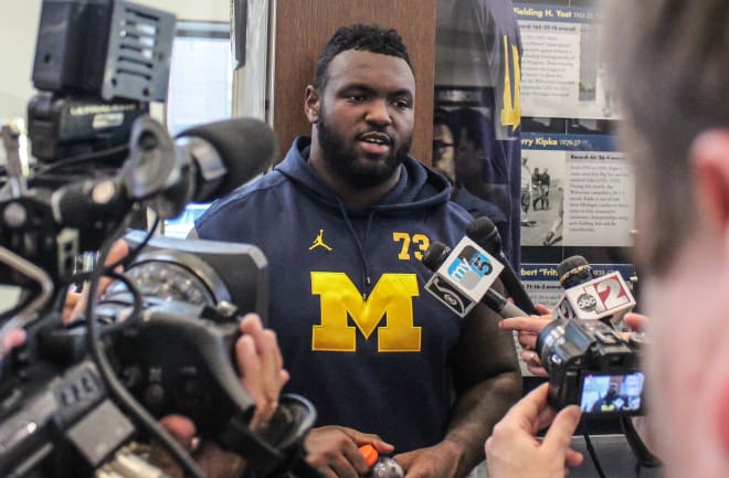 Michigan fifth-year senior defensive tackle Maurice Hurst was named to the AP All-Big Ten first team. 