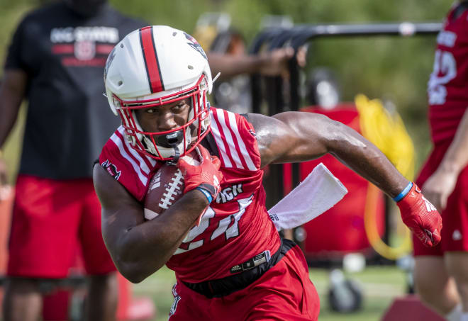 NC State freshman running back Zonovan Knight is aiming to be one of the primary ball carriers this fall.