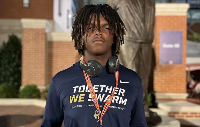 Camron Brooks visited Auburn for the Samford game.