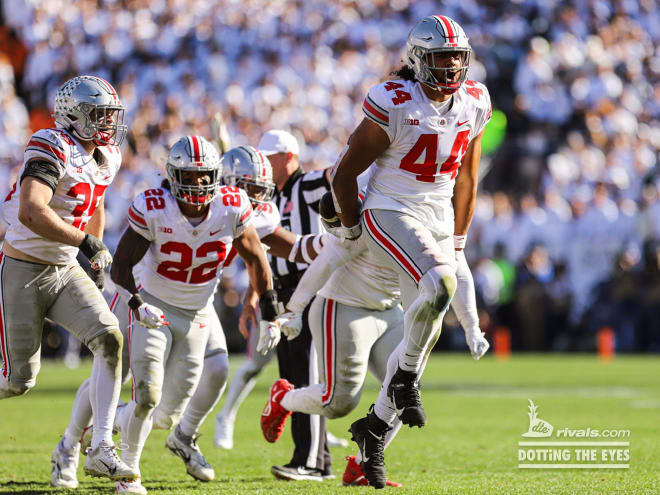 Ohio State defensive end J.T. Tuimoloau and the Buckeyes are a unanimous pick to reach the College Football Playoff