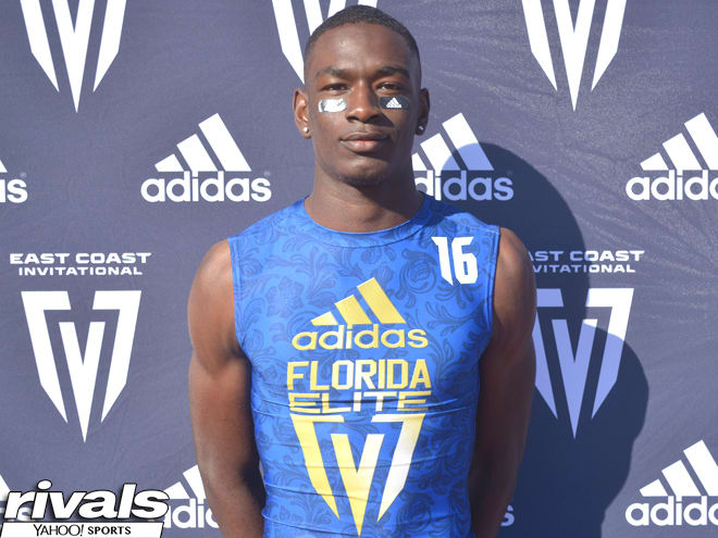 Three-star athlete Shocky Jacques-Louis is being recruited by Michigan as a wide receiver and he's still considering the Wolverines.