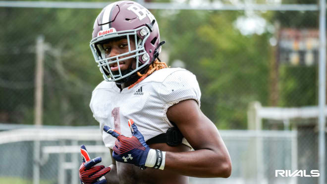 Cederian Morgan visited Auburn for the Arkansas game.