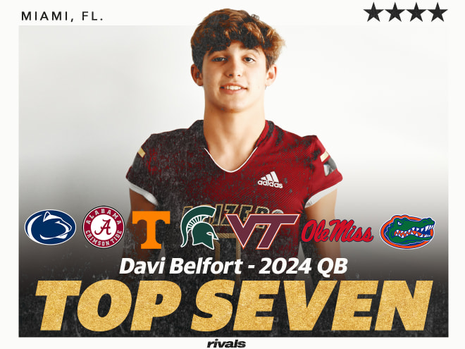 Florida 2024 four-star QB Davi Belfort announces his top schools 