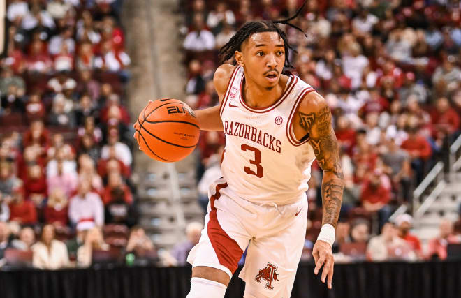 Arkansas freshman guard Nick Smith Jr. was drafted by the Charlotte Hornets in the first round of the 2023 NBA Draft.