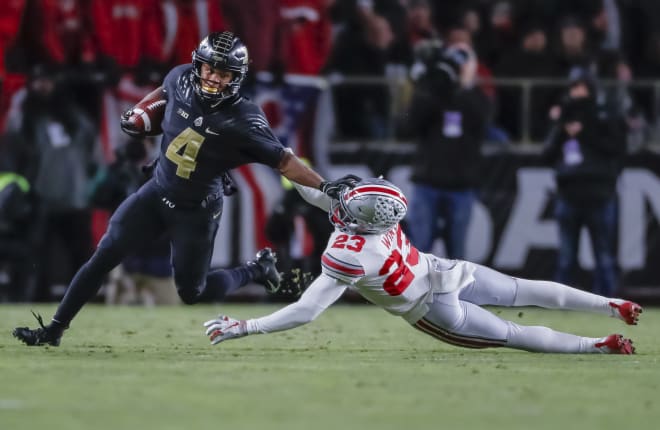 Rondale Moore returns for his sophomore year after having 1,258 yards receiving and 12 receiving touchdowns a year ago.